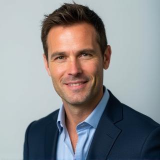 Portrait of Marc Johnson, an entrepreneur from the UK, who used Austoo for his road trip.