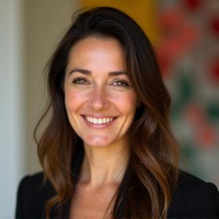 Portrait of Sofia Rossi, a designer from Italy, praising Austoo's navigation ease.